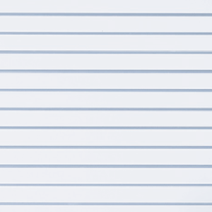 PANEL RANURADO CON INSERTO DE ALUMINIO BLANCO