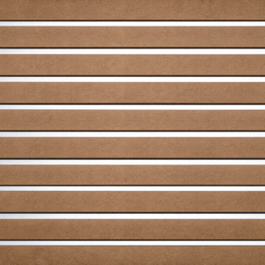 PANEL RANURADO CON INSERTO DE ALUMINIO NATURAL