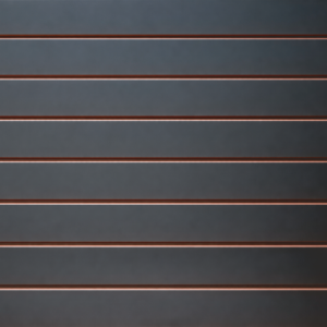 PANEL RANURADO NEGRO